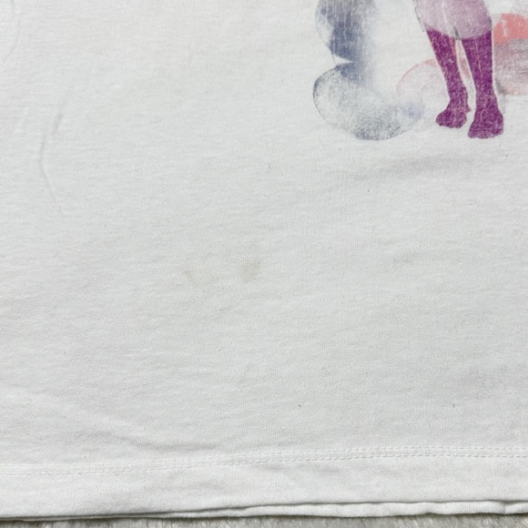 Nirvana In Utero Tour Oversized Graphic T-Shirt White Unisex S/M - Picture 7 of 8